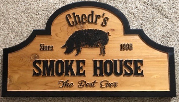 632  personalized outdoor wood sign