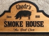 632  personalized outdoor wood sign